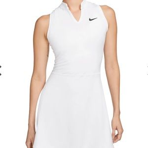 Women’s Nike NikeCourt Dri-FIT Victory Tennis Dress DV3490-100 White NEW